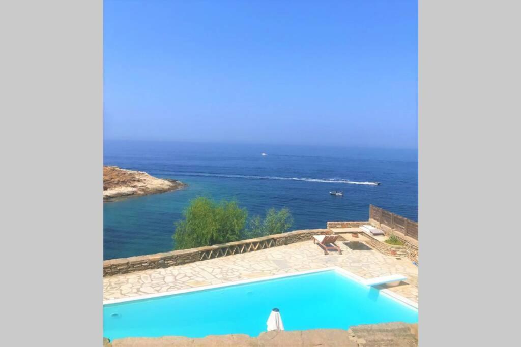 Sunset Villa With Swimming Pool At Tzia Ligia  Extérieur photo