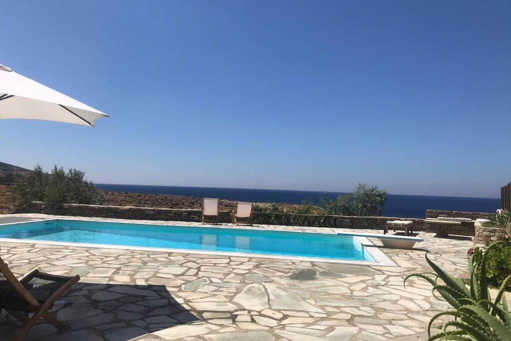 Sunset Villa With Swimming Pool At Tzia Ligia  Extérieur photo