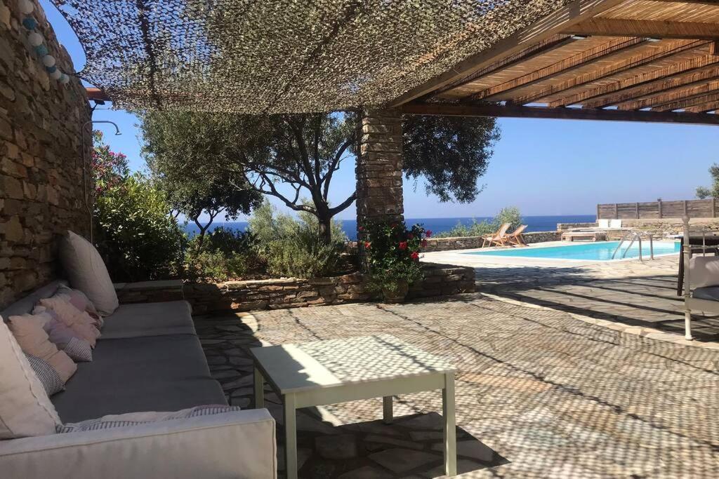 Sunset Villa With Swimming Pool At Tzia Ligia  Extérieur photo