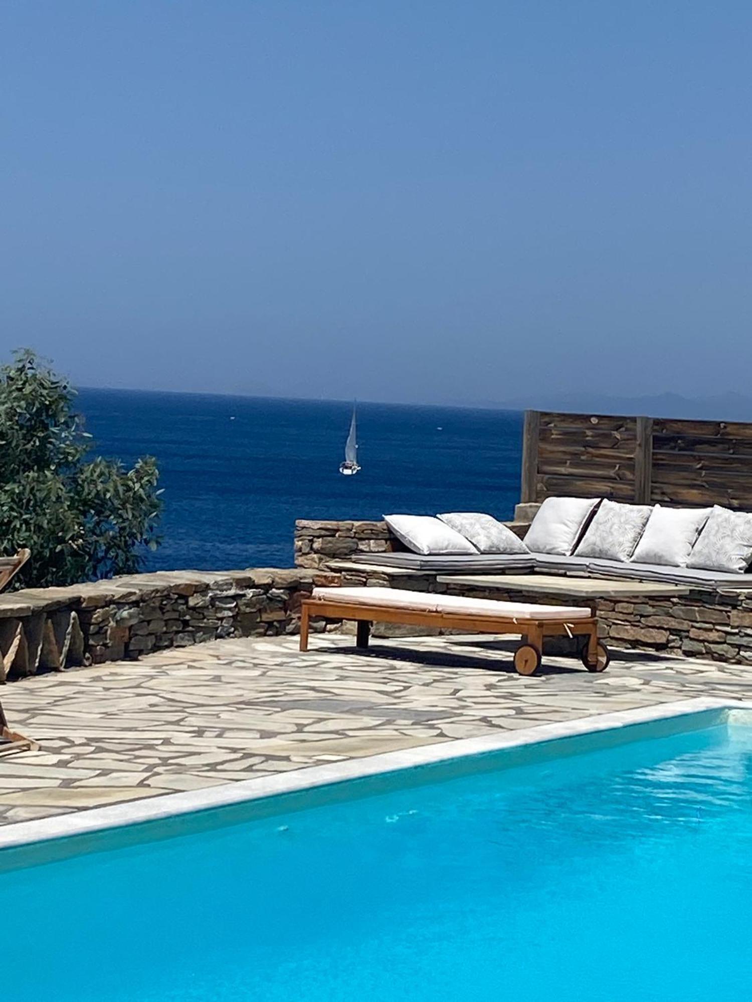 Sunset Villa With Swimming Pool At Tzia Ligia  Extérieur photo