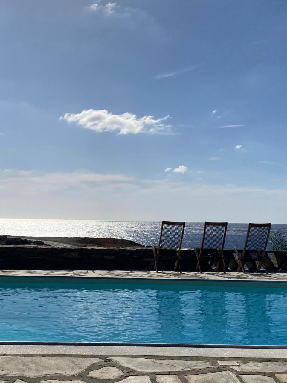 Sunset Villa With Swimming Pool At Tzia Ligia  Extérieur photo